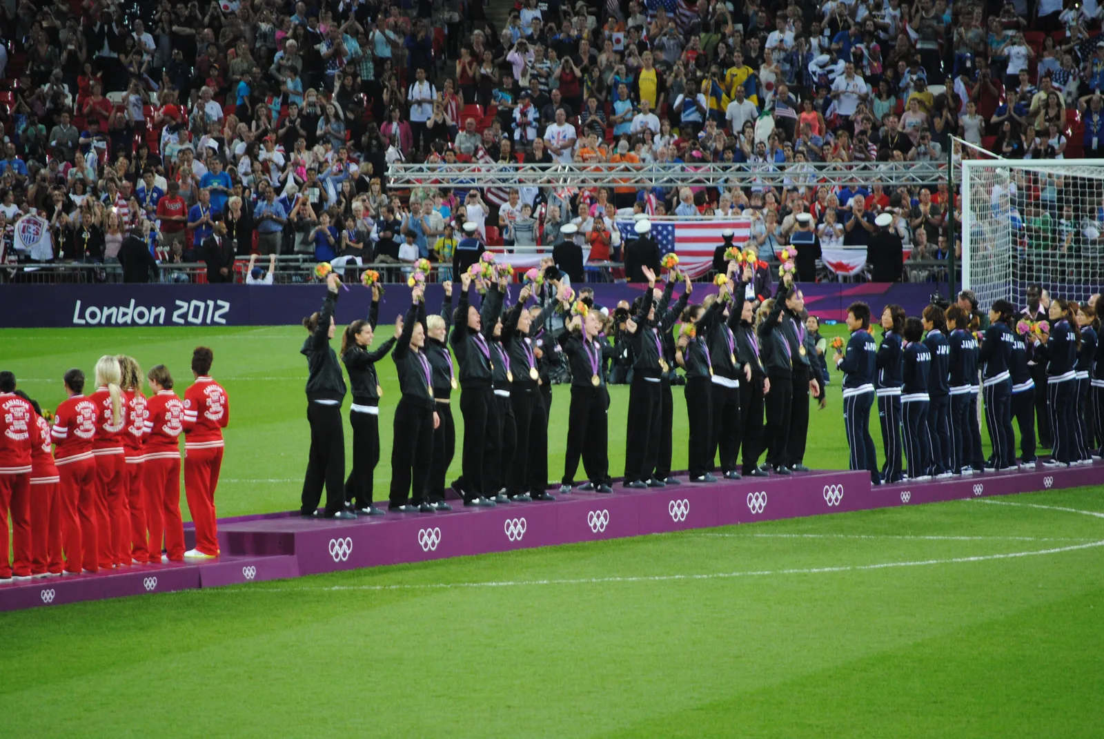 Foto de Futebol nos Jogos Olímpicos de Verão de 2012 - Feminino